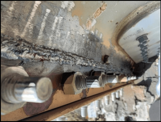 Ultrasonic Inspection - Repairs to Rail Bridge